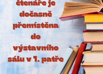 Dospělé oddělení dočasně přemístěno do 1. patra